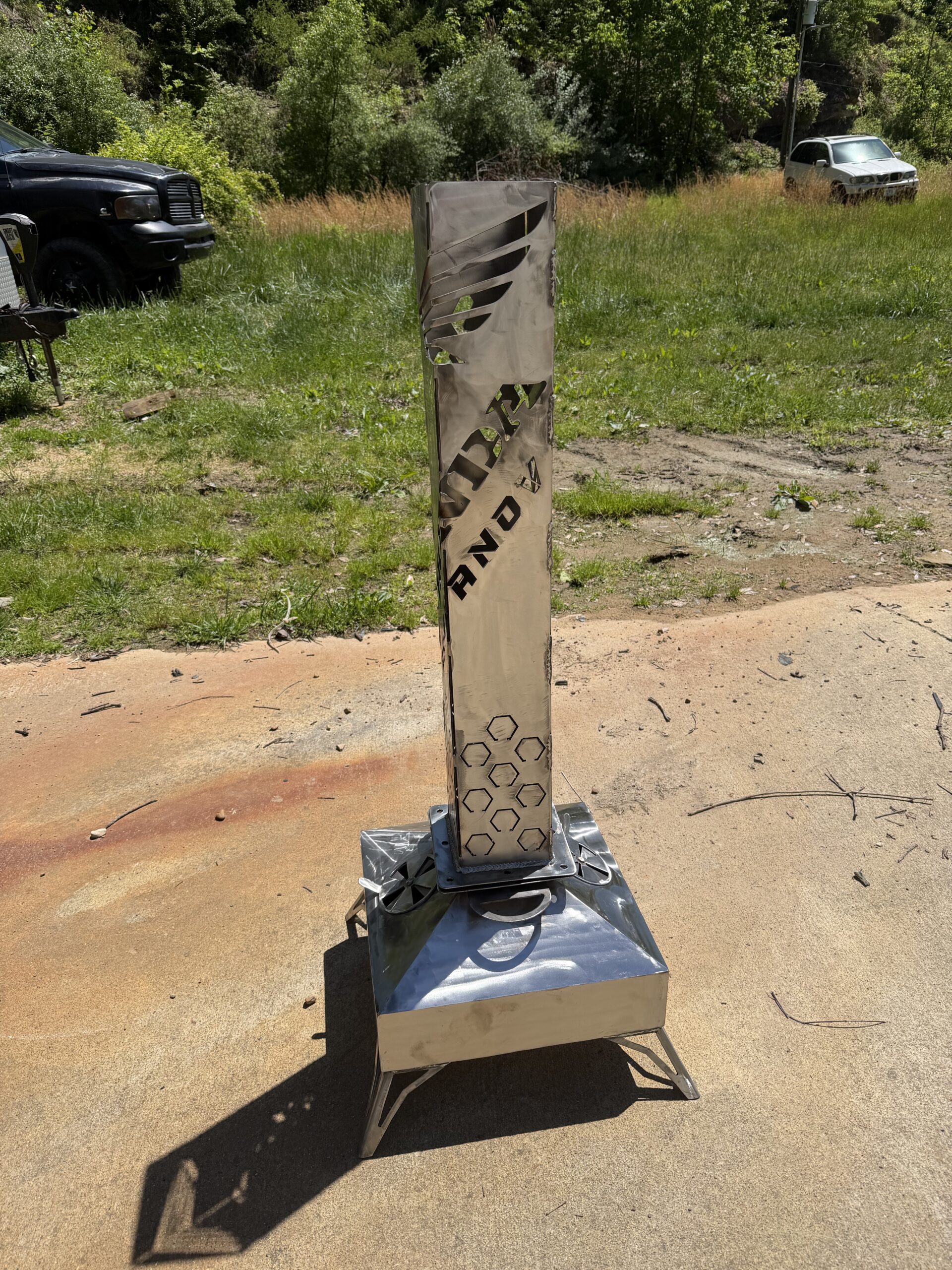 Large Stainless Smudge Pot - Image 1