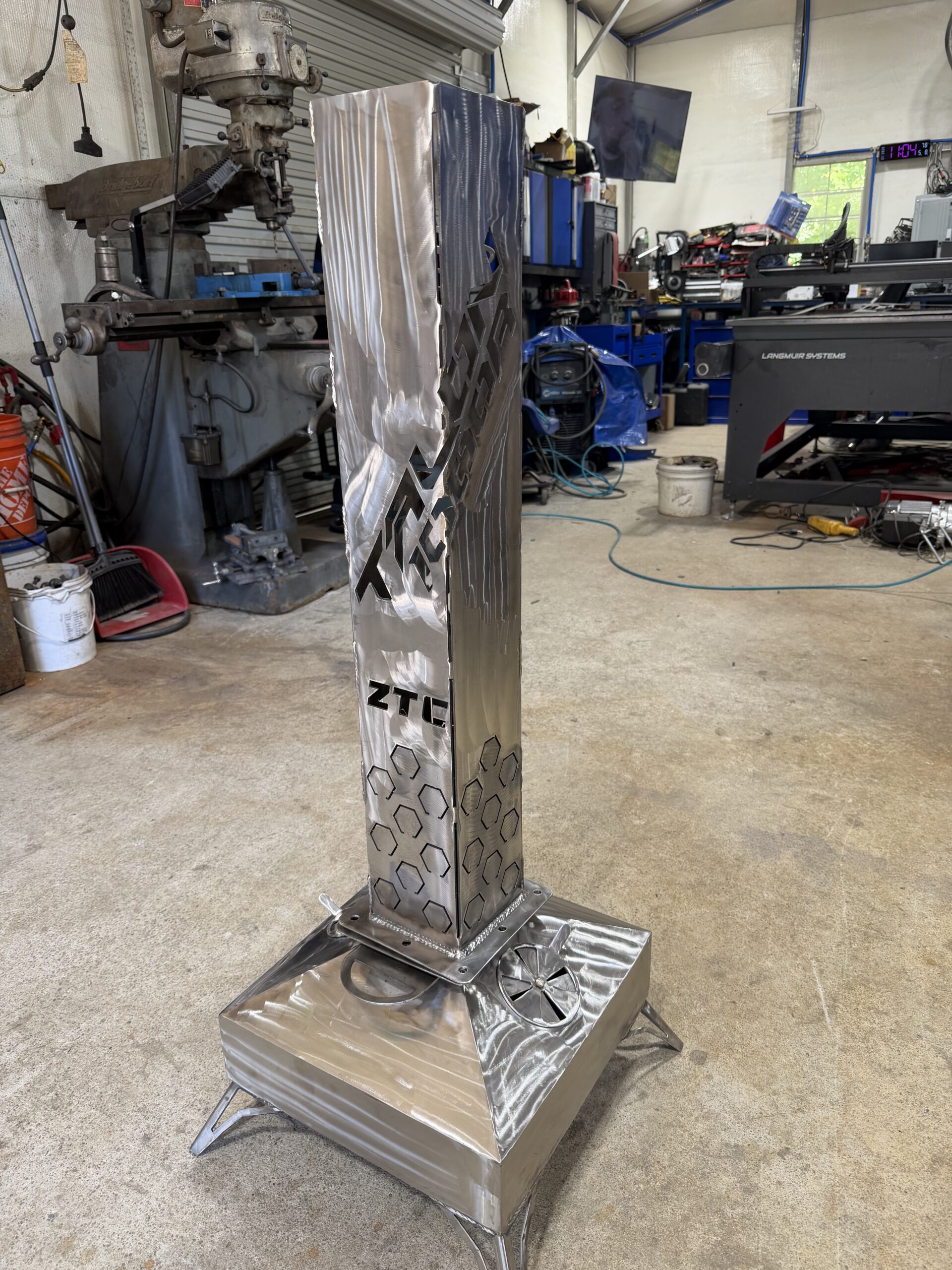 Large Stainless Smudge Pot - Image 3